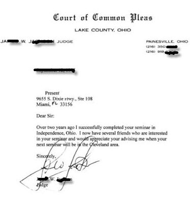judge letter